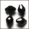 Imitation Austrian Crystal Beads, Grade AAA, K9 Glass, Faceted, Bicone, Black, 10x13mm, Hole: 0.9~1mm