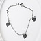Bohemian Style Stainless Steel Charm Bracelets, Cable Chain Bracelets for Women, Star, Inner Diameter: 6-3/4 inch(17cm)~7-1/8 inch(18cm)