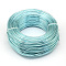 Anodized Aluminum Wire, Bendable Metal Craft Wire, Flexible Craft Wire, for Beading Jewelry Craft Making, Pale Turquoise, 17 Gauge, 1.2mm, 140m/500g(459.3 Feet/500g)