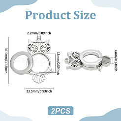 2 шт. подвеска-медальон из нержавеющей стали 304&nbsp;STAS-UN0061-52