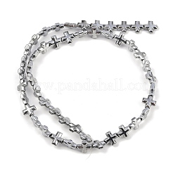 Гальванические нити из синтетических немагнитных гематитовых бусин&nbsp;G-K375-E03-02