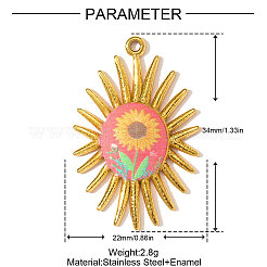 Подвески из нержавеющей стали 304 с печатью&nbsp;STAS-OY002-92G-02