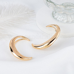 2 шт. 2 стиля С-образных серег из сплава&nbsp;EJEW-LP0013-18KCG