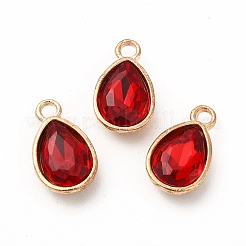 Факельные стеклянные подвески из стразы&nbsp;GLAA-I051-A21