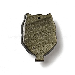 Натуральные золотистые обсидианные подвески&nbsp;G-D471-02