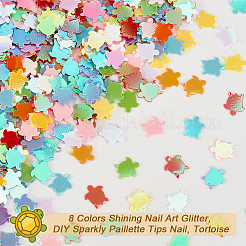 16000 шт. 8 цвета сияющих блесток для нейл-арта&nbsp;MRMJ-OC0003-35