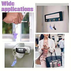 Наборы для изготовления брелока-подвески в виде медведя из акрила своими руками&nbsp;DIY-YW0013-17