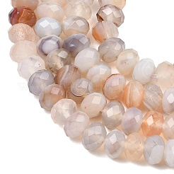 Природные Ботсвана агат бисер нитей&nbsp;G-C259-A21-5x8mm