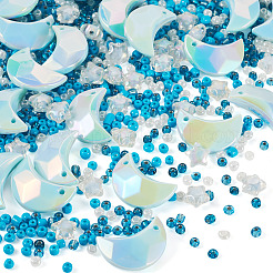 Наборы для самостоятельного изготовления украшений в виде звезд и луны&nbsp;DIY-TA0013-77