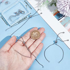 5 шт. регулируемый браслет из звеньев цепи из нержавеющей стали 304 для изготовления&nbsp;STAS-BBC0004-82A