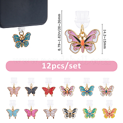 12шт пластиковые мобильные пылезащитные заглушки&nbsp;HJEW-FH00234