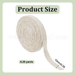 Лента с узором из льна и хлопка длиной 6.25 ярд&nbsp;OCOR-UN0001-09