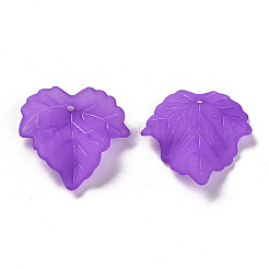 Осенняя тема прозрачные матовые акриловые подвески&nbsp;LS-X-PAF002Y-8