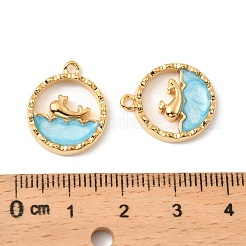 Подвески из нержавеющей стали 304 с эмалью&nbsp;STAS-G358-19G