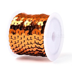 Бусины с пайеткой из экологически чистого пластика&nbsp;PVC-Q092-6mm-13