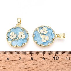 Латунные микро проложить кубического циркония подвески&nbsp;KK-N277-09B-G