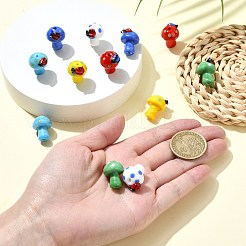 12шт 6 цвета бусины лэмпворк ручной работы&nbsp;LAMP-CJ0002-29