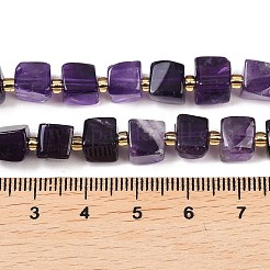 Природный аметист нитей бисера&nbsp;G-G053-B26-03