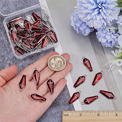 50шт хэллоуин тема сплава эмаль подвески&nbsp;ENAM-ME0001-08