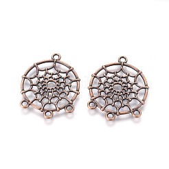 Тибетский стиль компоненты сплава люстра соединения&nbsp;TIBE-A30127-R-NR