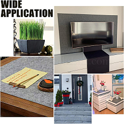 Нетканые ткани вышивка иглы войлока для DIY ремесел&nbsp;DIY-WH0156-92F