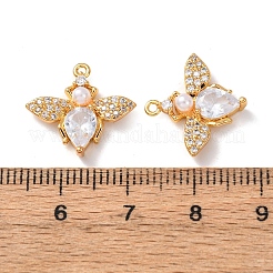 Латунные микро проложить кубического циркония подвески&nbsp;KK-A284-14G-03