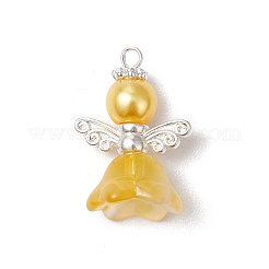 8шт 8 цвета стеклянные подвески&nbsp;PALLOY-JF03575-02