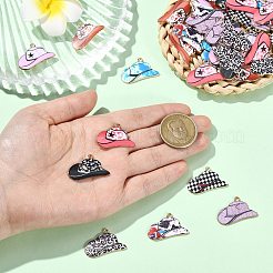 45 шт. подвески из цинкового сплава с двухцветной печатью&nbsp;FIND-CJ0004-24