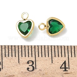 Латунь стекло амулеты&nbsp;KK-Z136-19G-01