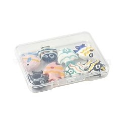 8шт 8 цвета фарфоровые бусины ручной работы&nbsp;PORC-FS0001-52