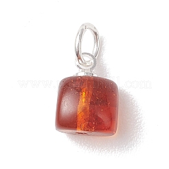 Кубические подвески из натурального янтаря&nbsp;PALLOY-JF04971-02