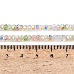 Стеклянные бусины с гальваническим покрытием &nbsp;EGLA-B011-04A-04