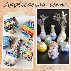 200шт стеклянные кабошоны&nbsp;GLAA-SP0001-14C