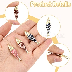 3 шт. подвески-бары 3-х цветов&nbsp;KK-YW0004-56