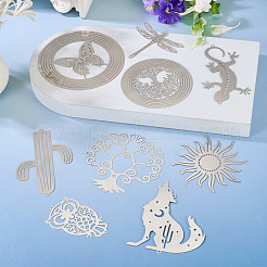 9 шт. 9 стиля 201 звенья соединительные подвески из нержавеющей стали&nbsp;STAS-TA0005-41