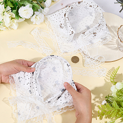 2 шт. 2 стиля кружевной тканевой повязки на голову для женщин&nbsp;OHAR-CY0001-17