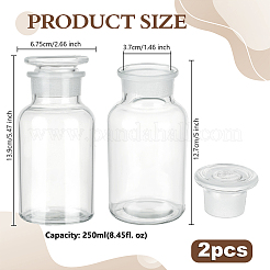 Стеклянные лабораторные бутылки для жидких реагентов&nbsp;LS-CON-WH0115-15A