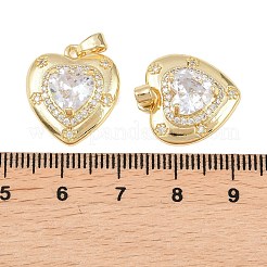 Латунные микро проложить кубического циркония подвески&nbsp;KK-H257-05G-01