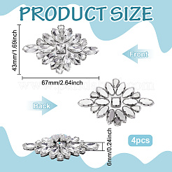 Цветок из стразов&nbsp;FIND-FG0004-97B