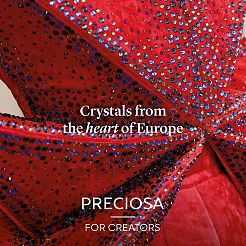 Камни preciosa® crystal hotfix с плоской основой&nbsp;Y-PRC-HSS12-70020
