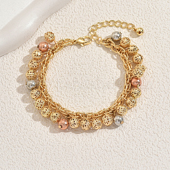 Браслеты с подвесками в виде железных круглых шариков&nbsp;IP8993