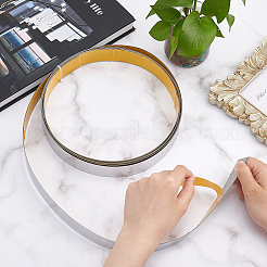 Гибкая самоклеящаяся отделка из нержавеющей стали 201&nbsp;AJEW-WH0329-77P