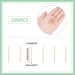 200 шт. штифты с плоской головкой из нержавеющей стали 304&nbsp;STAS-UN0058-92A-G