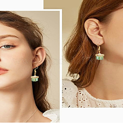 2 пара висячих серег из сплава для женщин&nbsp;EJEW-LP0001-55