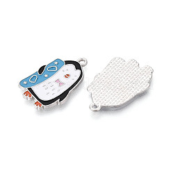 Подвески в виде пингвинов из эмалированного сплава с покрытием для стеллажей&nbsp;ENAM-T024-70A-P