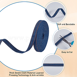 2 комплект лент из джинсовой ткани&nbsp;SRIB-CY0001-27B