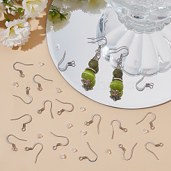 160 шт. французские крючки для сережек из нержавеющей стали 304&nbsp;STAS-ME0001-53P