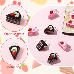 10 шт. 2 подвески из непрозрачной смолы&nbsp;RESI-YW0004-75