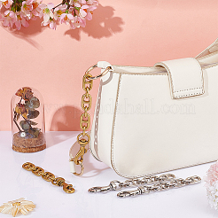 4 шт. 2-цветные цепи-удлинители для сумок из сплава&nbsp;FIND-UN0003-16