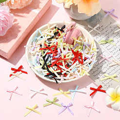 300 шт. 10-х цветный полиэстеровый бант для украшения&nbsp;DIY-SP0004-88